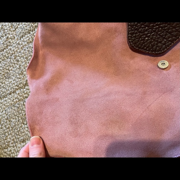 Tylie Malibu large pink suede purse - Picture 8 of 11